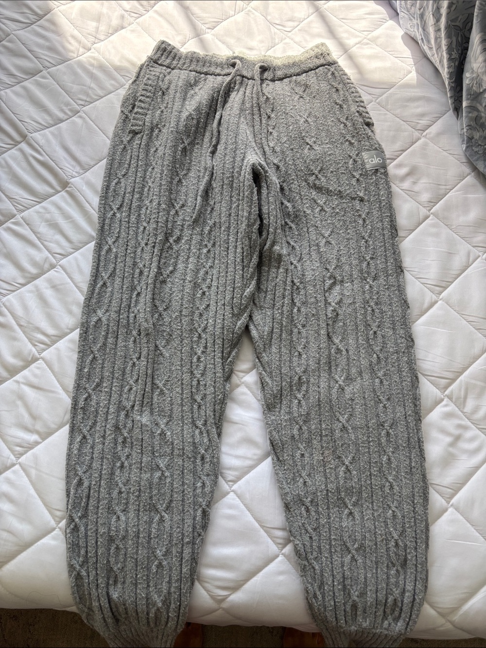 ALO Cable Knit Joggers